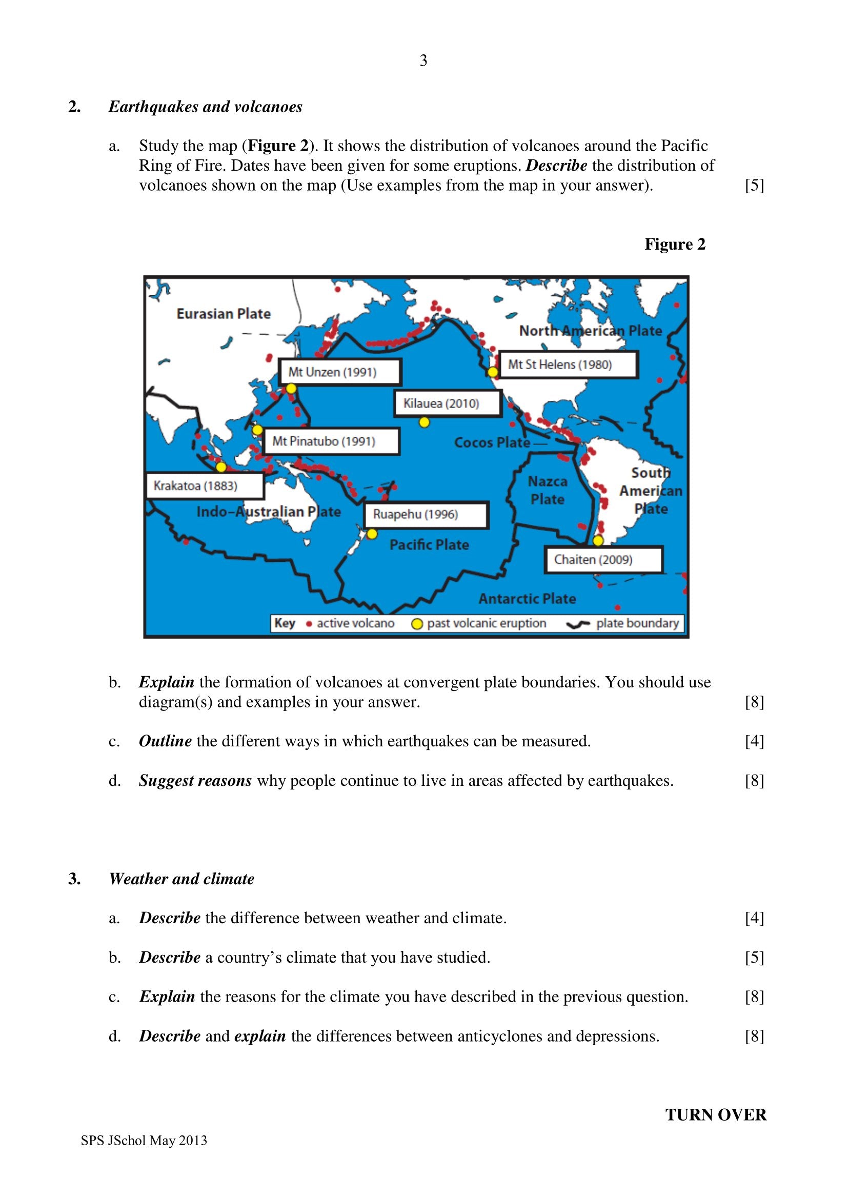 St Paul's School: 11+ Geography (2013)